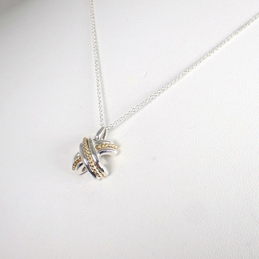 Tiffany & Co 925 750 Signature Cross Pendant — view 3