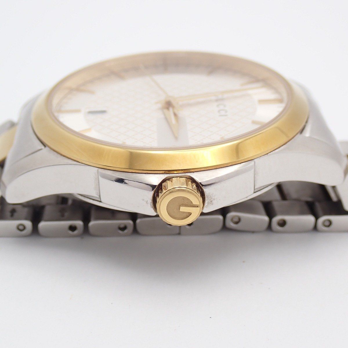 Gucci 126.4 Timeless Quartz Watch Duo Silver Dial SS Pawn — view 7