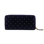 Dior Stars Collection Zip Around Wallet Card Holder Coin Purse Black — view 2