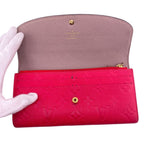 Louis Vuitton Portefeuille Emily Monogram Empreinte Wallet Card Holder Coin — view 6