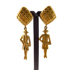 Chanel Mademoiselle Earrings Gold — view 2