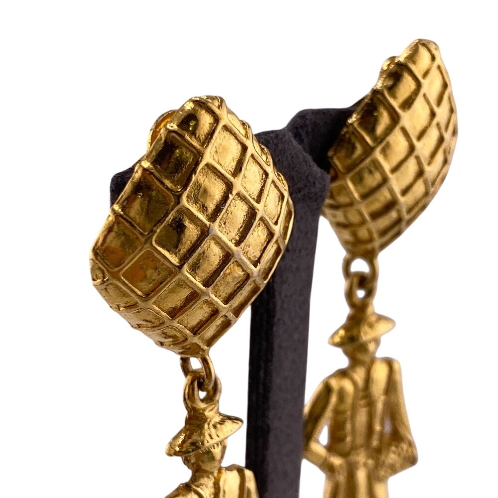 Chanel Mademoiselle Earrings Gold — view 7