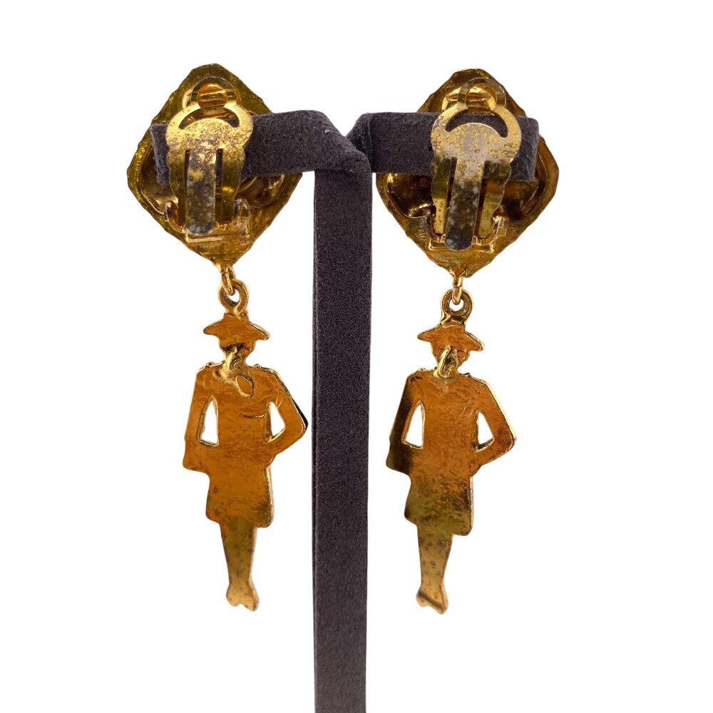 Chanel Mademoiselle Earrings Gold — view 3