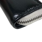 Chanel Gabriel Zip Around Coin Case Wallet Purse White — view 4