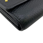 Louis Vuitton Capucines Portefeuille Wallet Card Holder Coin Purse Black — view 3
