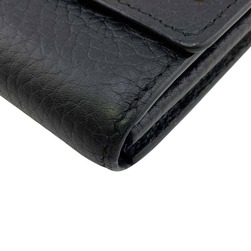 Louis Vuitton Capucines Portefeuille Wallet Card Holder Coin Purse Black — view 4