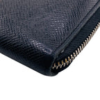 Louis Vuitton Zippy Organizer Taiga Wallet Card Holder Coin Purse Black — view 4