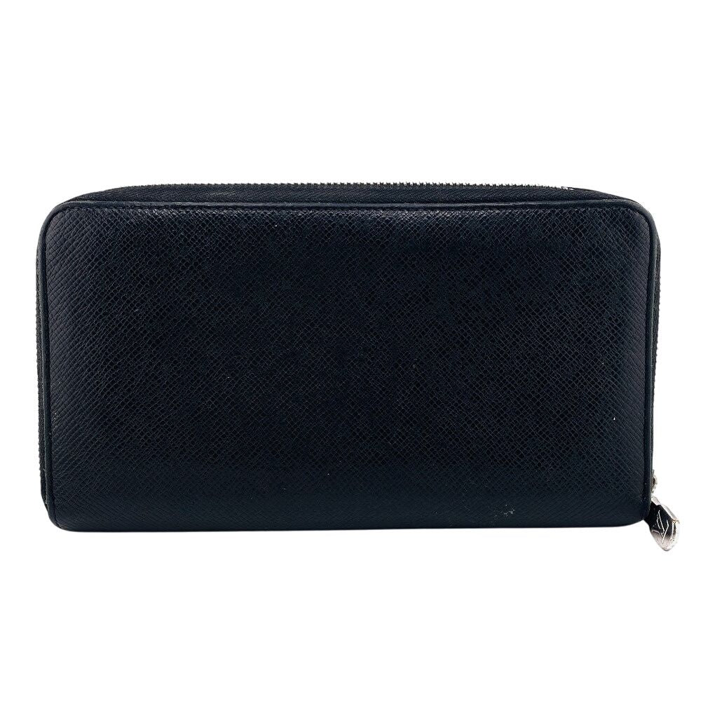 Louis Vuitton Zippy Organizer Taiga Wallet Card Holder Coin Purse Black — view 2