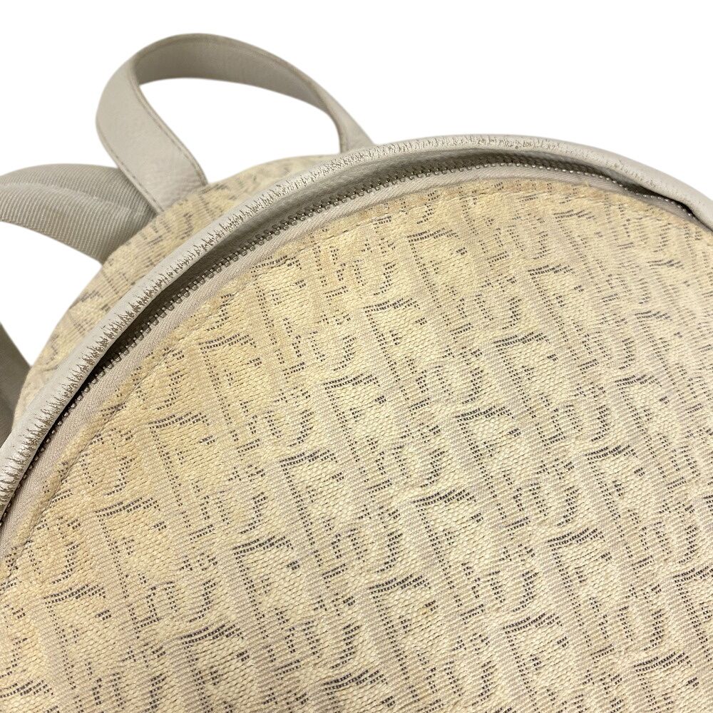 Dior Rider Oblique Backpack Trotter Purse White — view 6