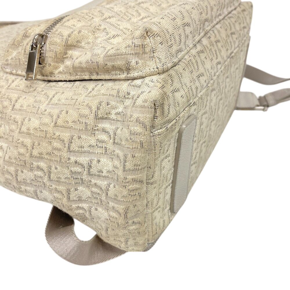 Dior Rider Oblique Backpack Trotter Purse White — view 4