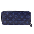 Louis Vuitton Wallet Vertical Zippy Monogram Card Holder Coin Purse Navy — view 2
