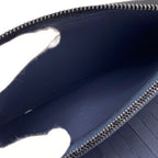 Louis Vuitton Wallet Vertical Zippy Monogram Card Holder Coin Purse Navy — view 6