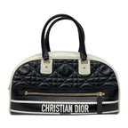 Dior Vibe Bow Sling Bag Cannage Purse Black