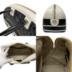 Dior Vibe Bow Sling Bag Cannage Purse Black — view 7