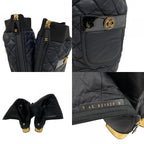 Chanel 2-Way CC Logo Quilted Boots Black — view 7