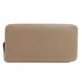 Hermes Azappu Silk in Long Etoupe Silver Wallet Epsom
