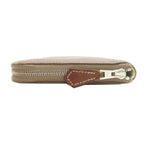 Hermes Azappu Silk in Long Etoupe Silver Wallet Epsom — view 3