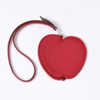 Hermes Apple Charm Coin Purse Tutti Frutti Porte Monnaie Red Silver — view 2