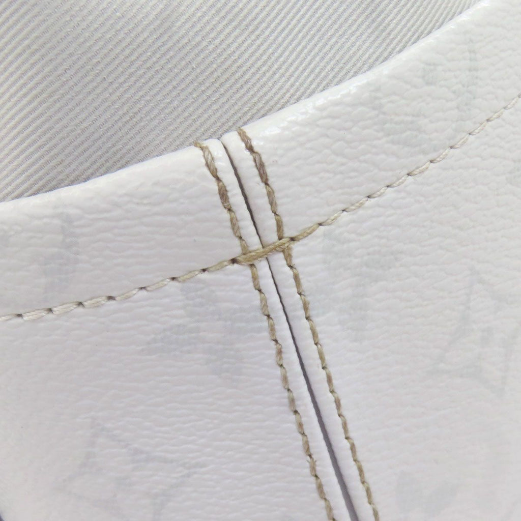 Louis Vuitton White Monogram Logo Chalk Nano Shoulder Bag Canvas — view 9