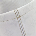 Louis Vuitton White Monogram Logo Chalk Nano Shoulder Bag Canvas — view 9