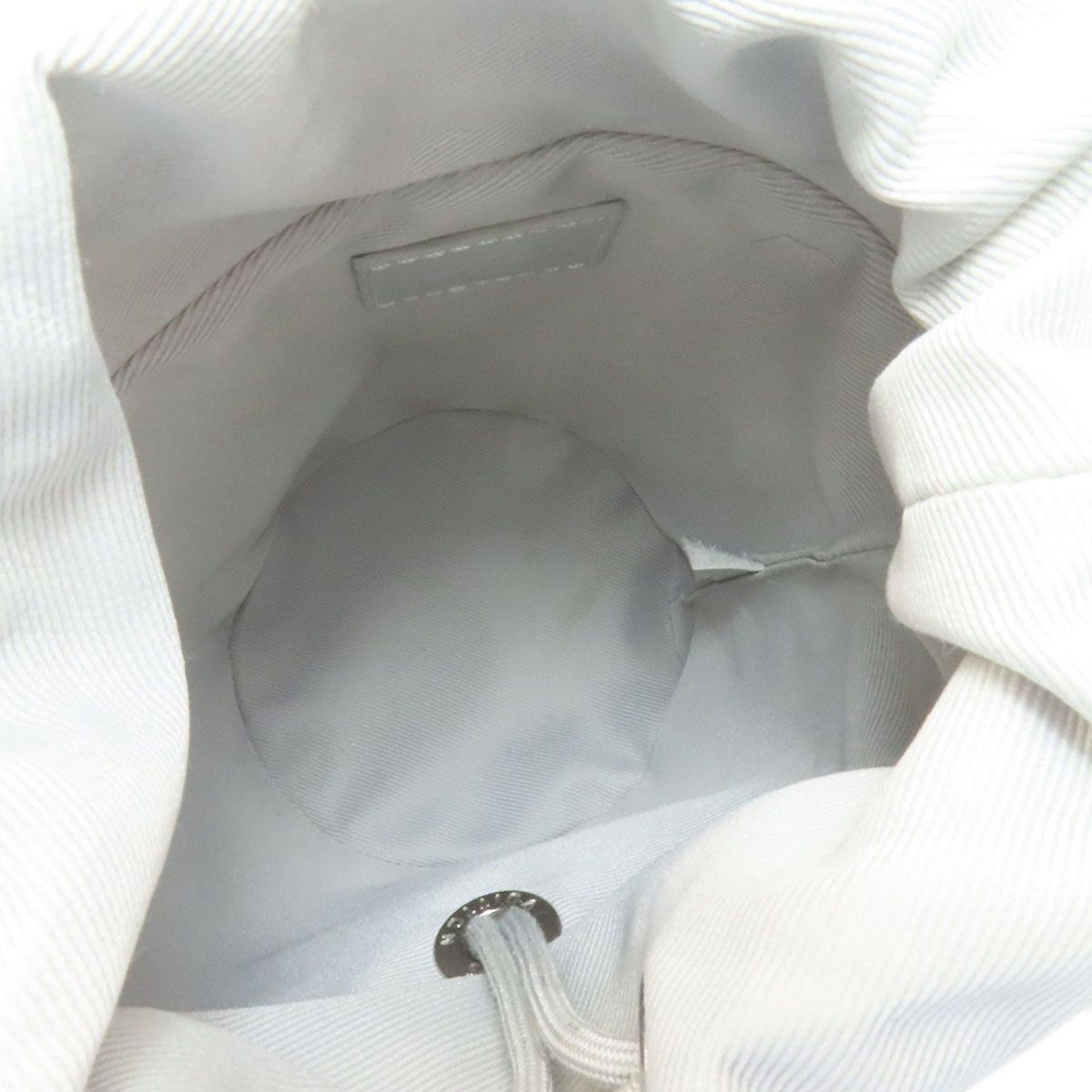 Louis Vuitton White Monogram Logo Chalk Nano Shoulder Bag Canvas — view 5