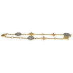 Louis Vuitton Monogram Idylle Bracelet Diamond Gold White Pink 18k Yellow PG WG — view 3