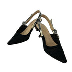 Dior Sandals 37 D Black Ivory Ribbon J'adior — view 2
