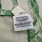 Hermes Carre 140 Large Scarf Cashmere Shawl Silk Geant les Cabanes Various Huts — view 8