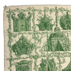Hermes Carre 140 Large Scarf Cashmere Shawl Silk Geant les Cabanes Various Huts — view 4