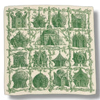 Hermes Carre 140 Large Scarf Cashmere Shawl Silk Geant les Cabanes Various Huts — view 2