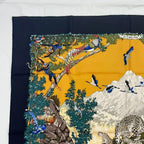 Hermes Carre 90 Scarf Silk Sichuan Panda Multicolor — view 4