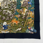 Hermes Carre 90 Scarf Silk Sichuan Panda Multicolor — view 3