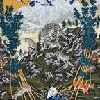 Hermes Carre 90 Scarf Silk Sichuan Panda Multicolor — view 7
