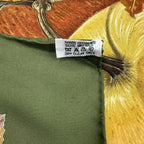 Hermes Carre 90 Scarf Silk Citrouilles Et Coloquintes Pumpkin and Colocint — view 5