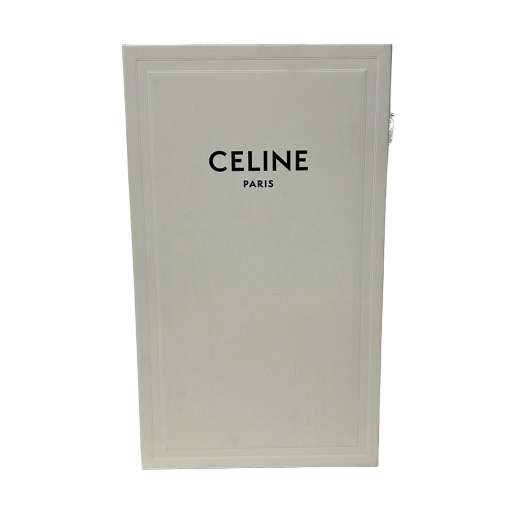 Celine Sandals 37 Black Gold Chain Leather — view 7