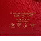 Louis Vuitton Monogram Cherry Portefeuille Lisa Leather Bifold Wallet Brown — view 7