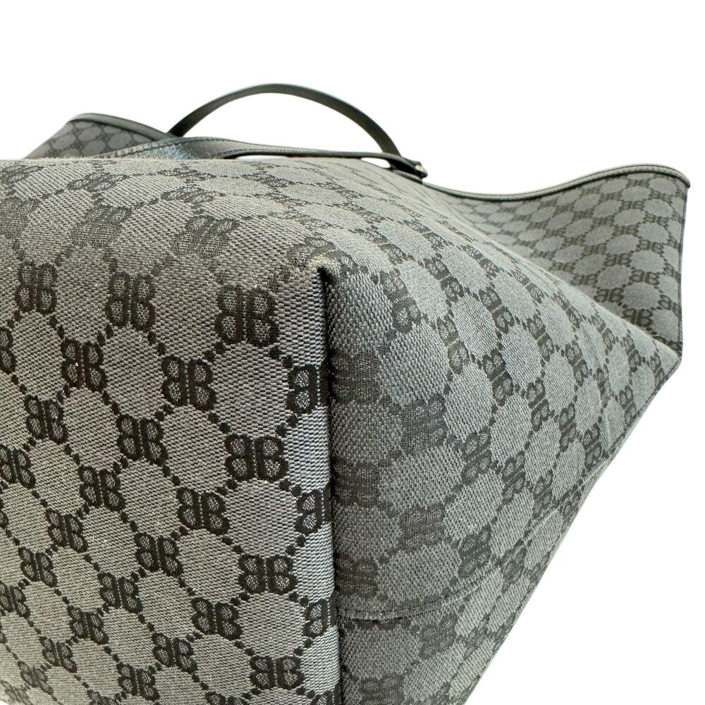 Gucci Hacker Project Large Shoulder Tote Sherry Line BB Pattern Black — view 4