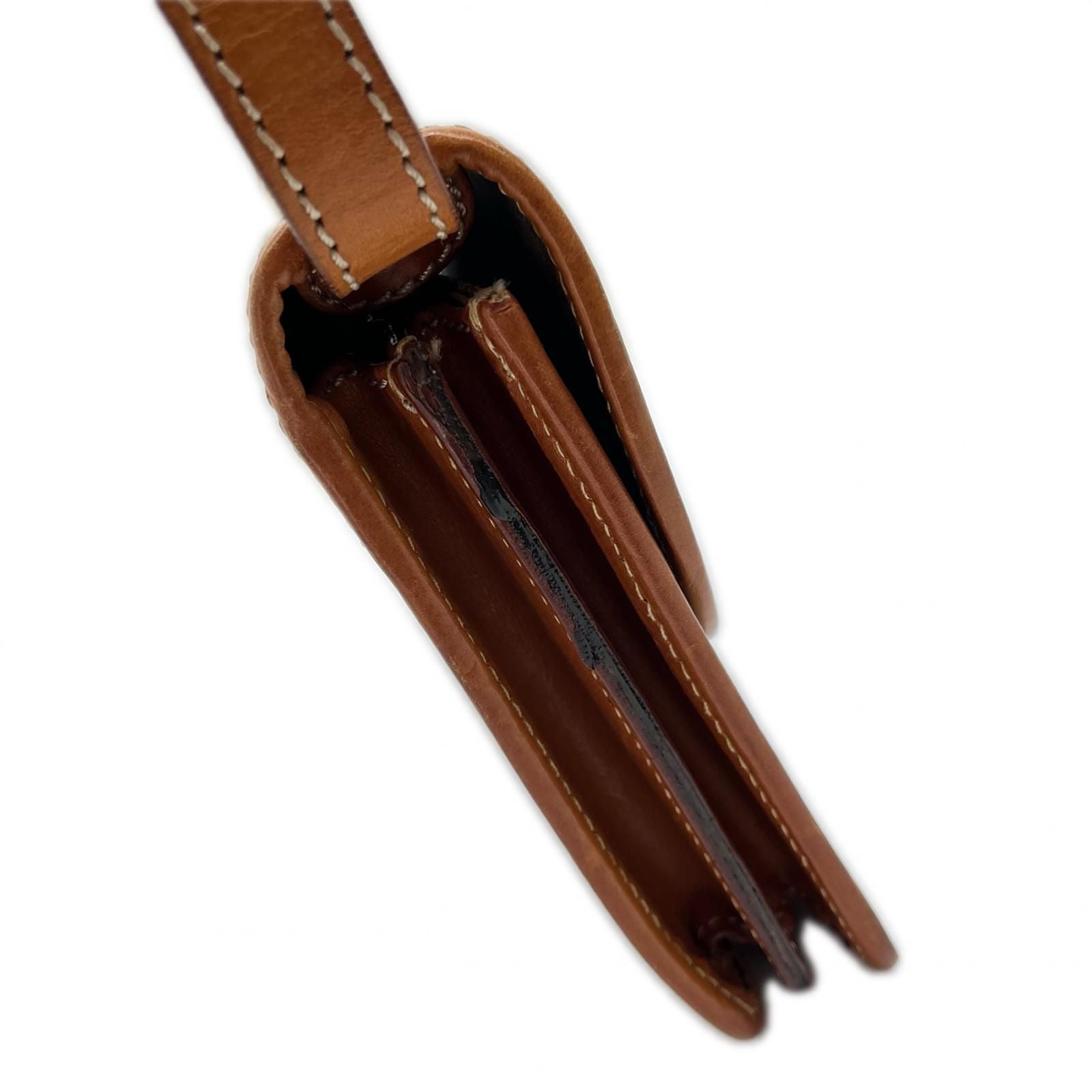 Celine Shoulder Bag Macadam Print Triomphe Brown — view 4