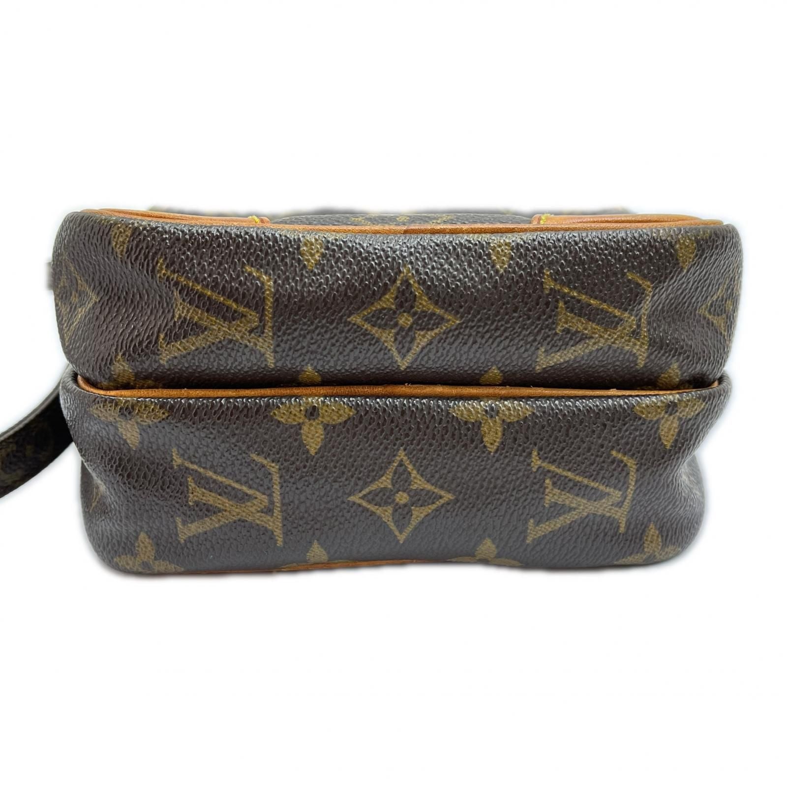 Louis Vuitton Shoulder Bag Amazon Monogram Zipper Tear Brown — view 6