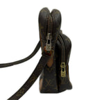 Louis Vuitton Shoulder Bag Amazon Monogram Zipper Tear Brown — view 4
