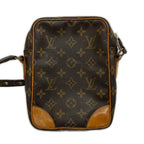 Louis Vuitton Shoulder Bag Amazon Monogram Zipper Tear Brown — view 2