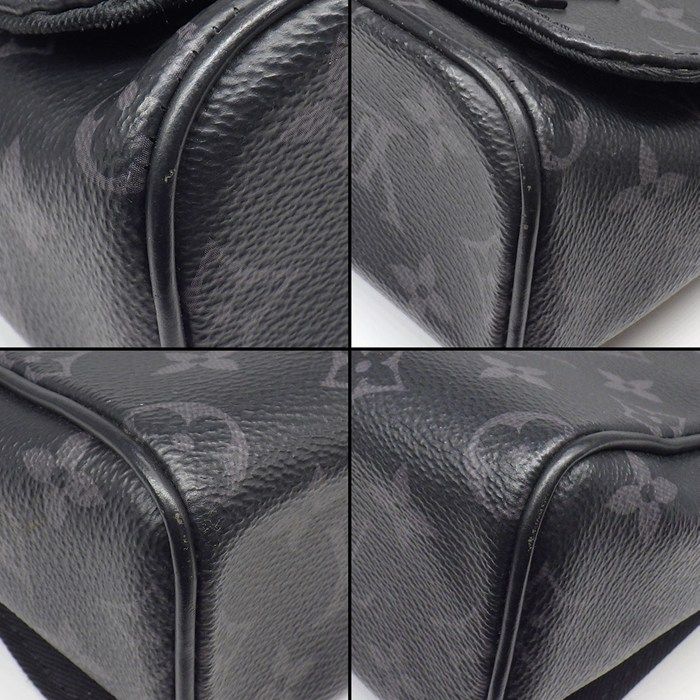 Louis Vuitton Shoulder Bag District PM Monogram Eclipse Canvas Leather — view 8
