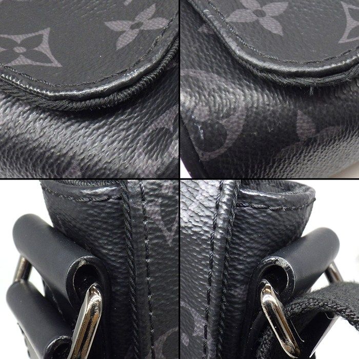 Louis Vuitton Shoulder Bag District PM Monogram Eclipse Canvas Leather — view 9