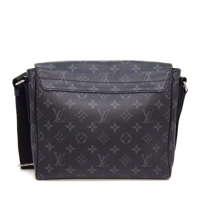 Louis Vuitton Shoulder Bag District PM Monogram Eclipse Canvas Leather — view 2