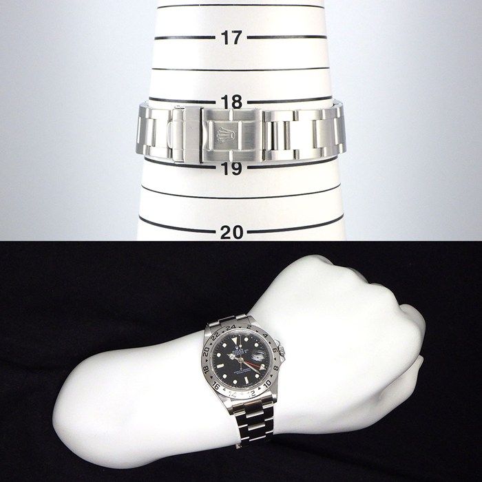 Rolex Watch Explorer II Number GMT Date Luminous Index Hands Black Dial SS — view 9