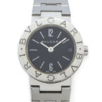 Bvlgari Watch Date Black Dial SS Quartz Analog