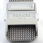 Hermes Watch Capecod Square Silver Mirror Dial Mesh SS Quartz Analog — view 5