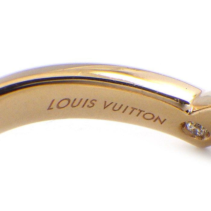 Louis Vuitton Ring LV Point Diamond 18k Pink Gold — view 3