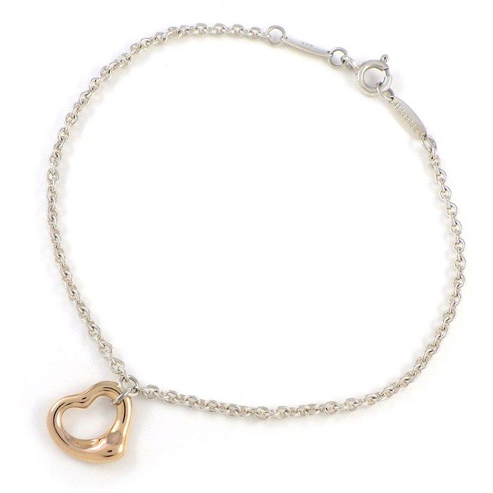 Tiffany & Co Bracelet Open Heart 18k Pink Gold
