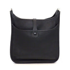 Hermes Shoulder Bag Evelyne 3 GM Black Taurillon Clemence Silver — view 2